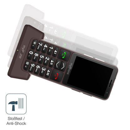 2x 9H Schutzfolie matt für myPhone Bueno LTE Panze (4)