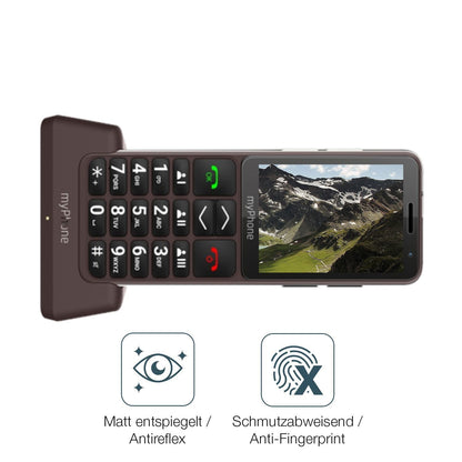 2x 9H Schutzfolie matt für myPhone Bueno LTE Panze (5)
