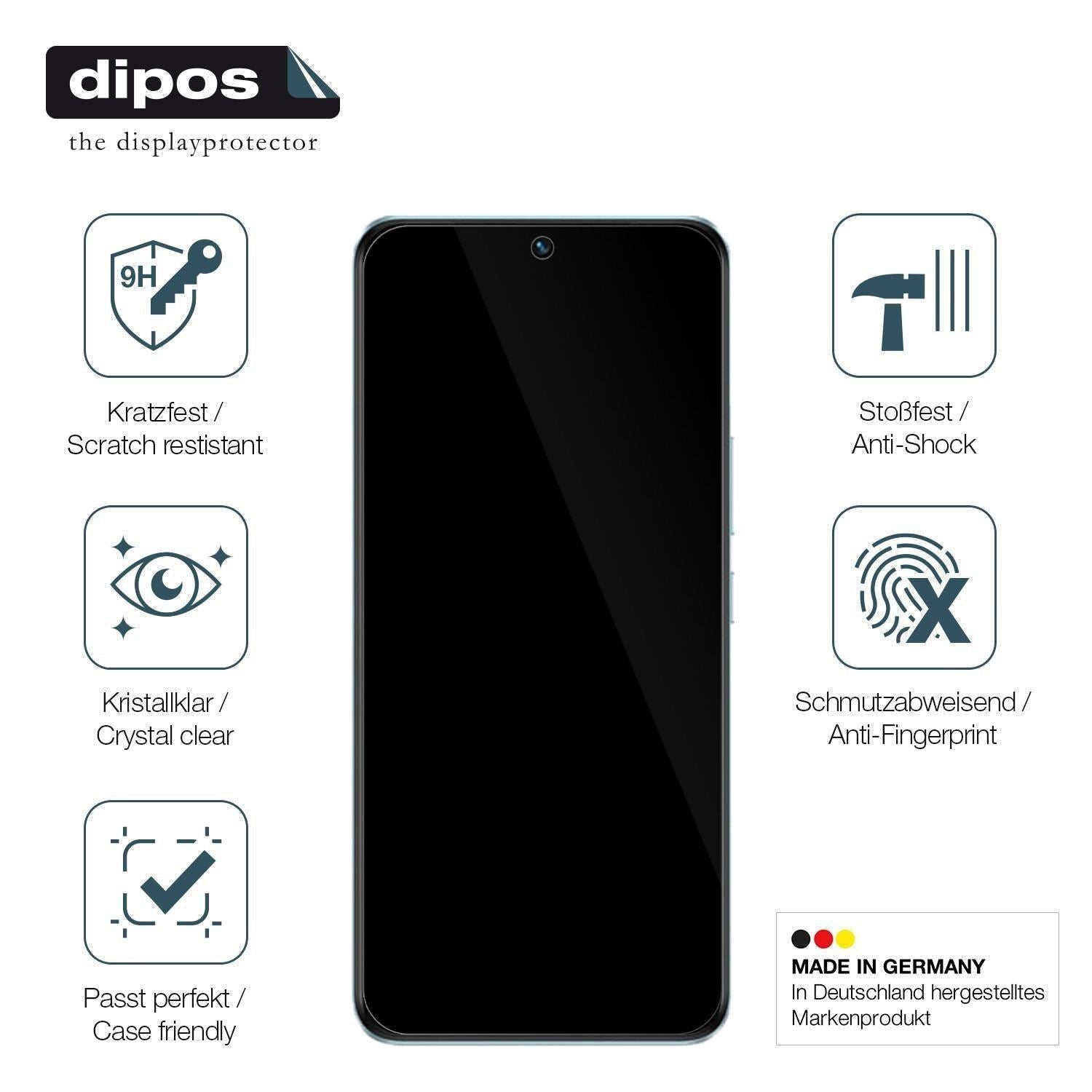 2x 9H Schutzfolie für VIVO iQOO Z6 Pro Panzerfolie (7)