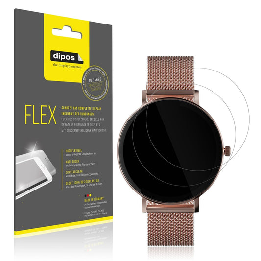 2x 3D Full Cover Schutzfolie für ZenWatch Venice P (1)