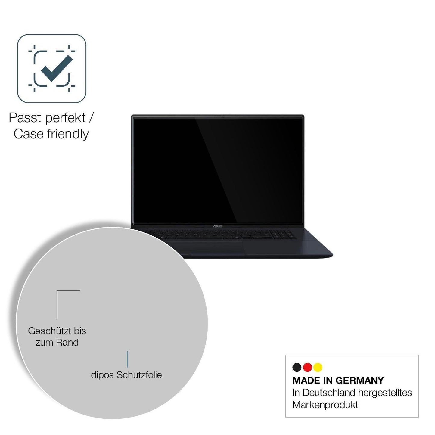2x 9H Schutzfolie für Asus Vivobook 18 M1807 Panze (6)