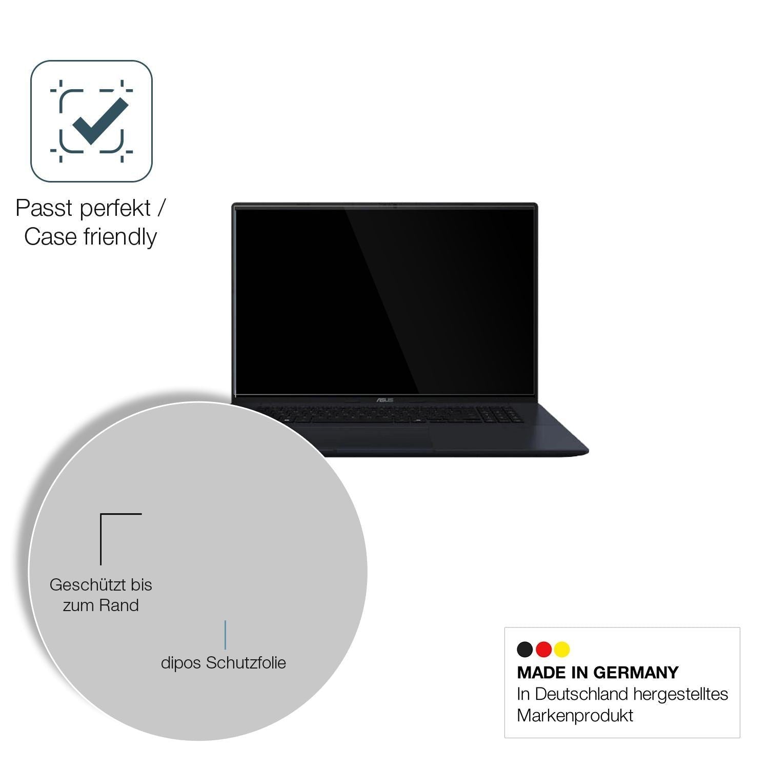 2x 9H Schutzfolie für Asus Vivobook 18 M1807 Panze (6)