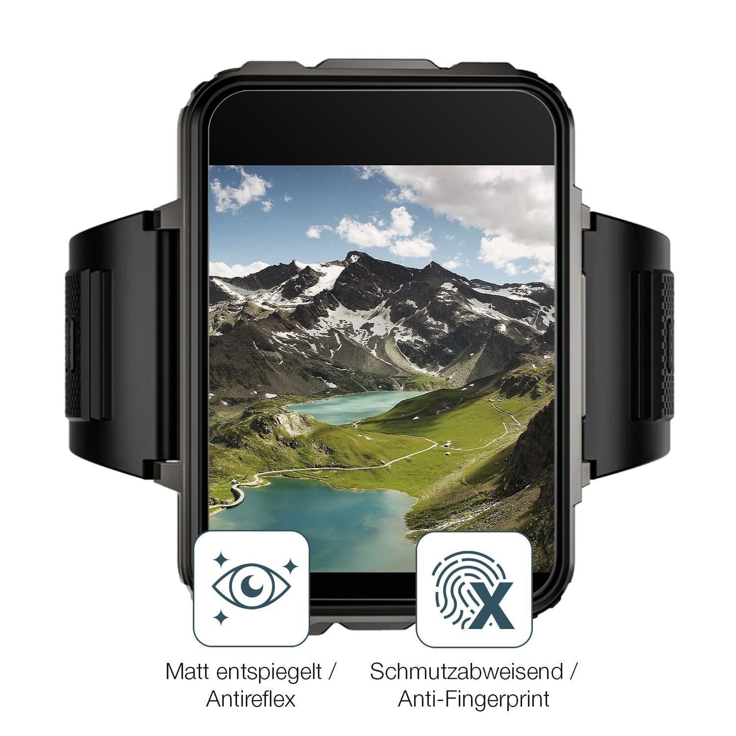 2x 9H Schutzfolie matt für Lokmat Appllp 5 Max Pan (5)