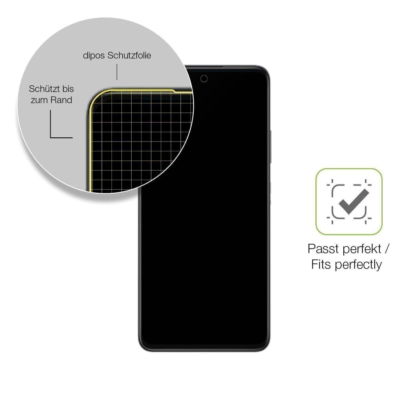 2x Full Cover Schutzfolie matt für Huawei Nova Y73 (6)