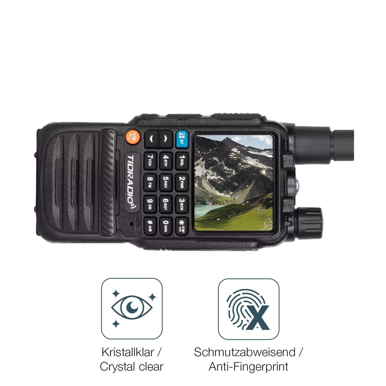 2x 9H Schutzfolie für Tidradio TD-H3 Panzerfolie (5)