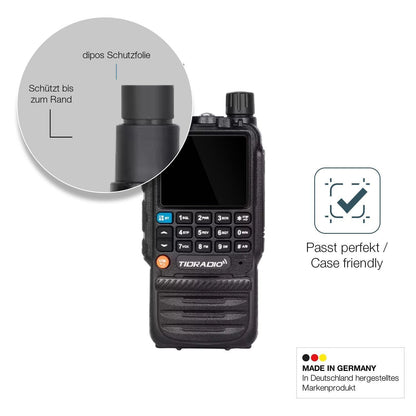 2x 9H Schutzfolie für Tidradio TD-H3 Panzerfolie (6)