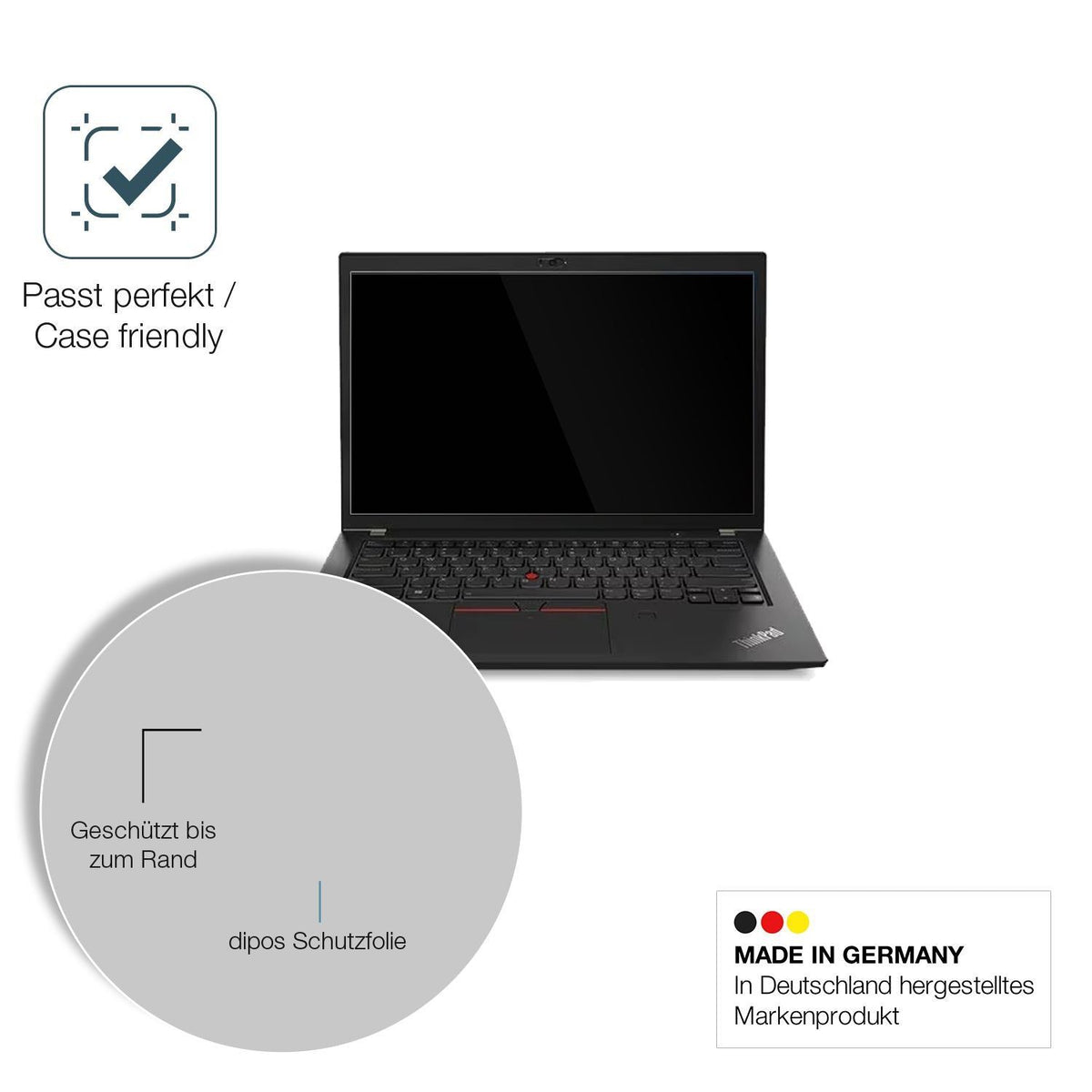 2x 9H Schutzfolie für Lenovo ThinkPad T480s Panzer (6)