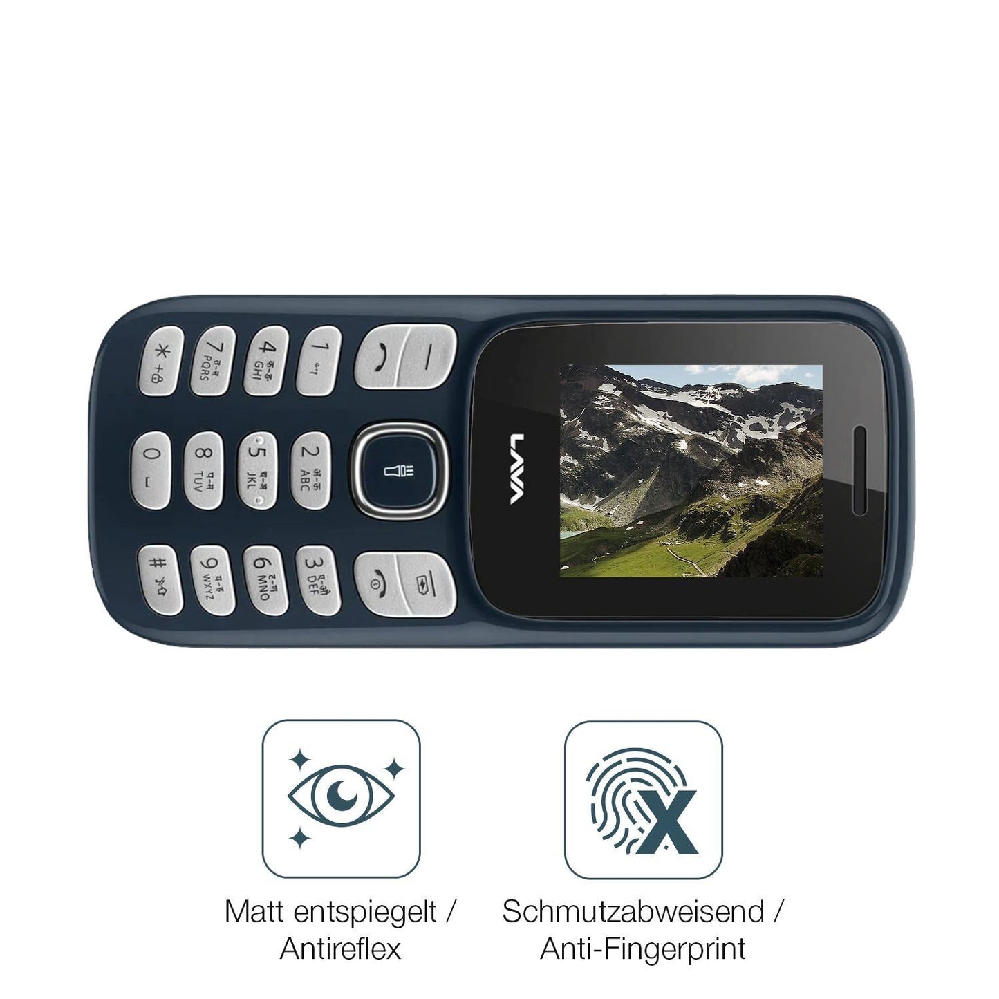 4x Schutzfolie matt für Lava A3 Vibe Display-Schut (4)