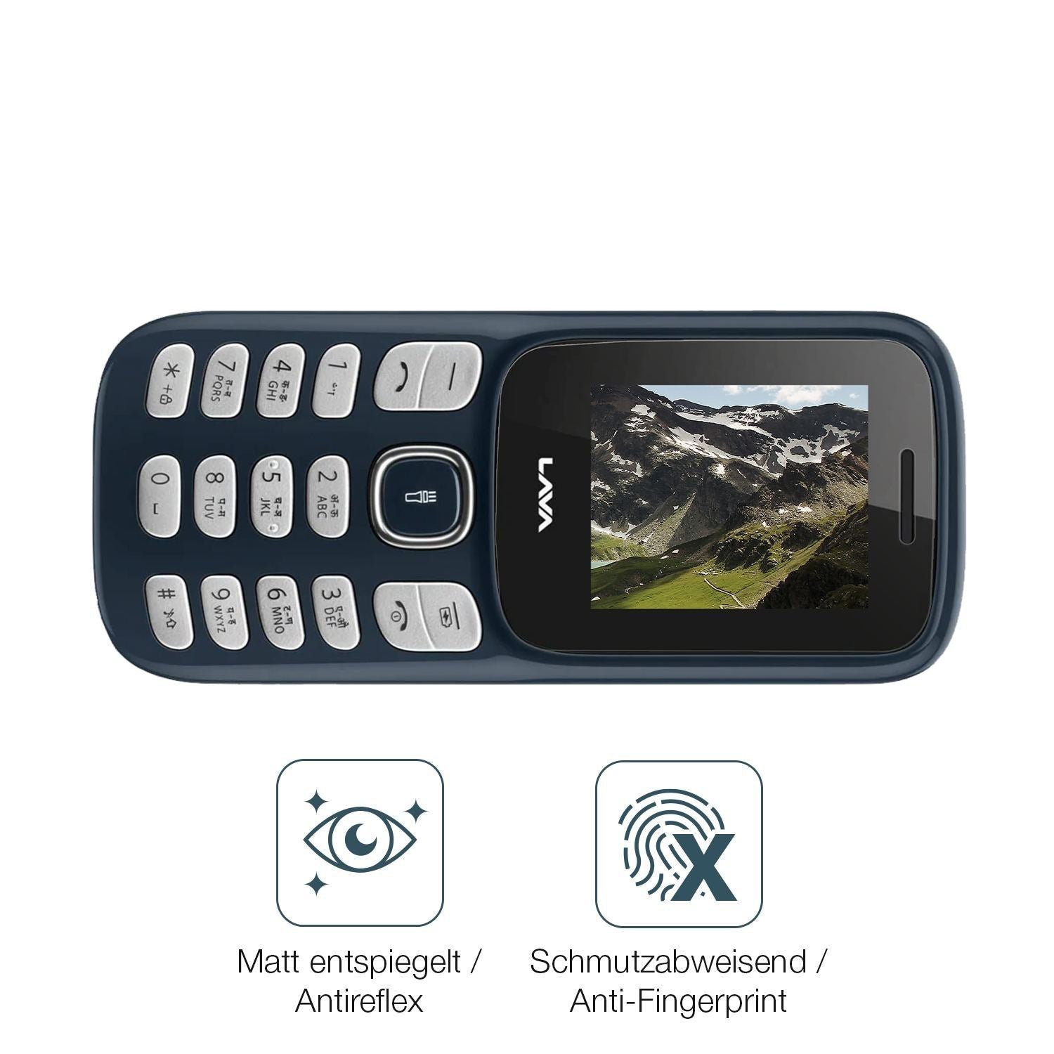 4x Schutzfolie matt für Lava A3 Vibe Display-Schut (4)