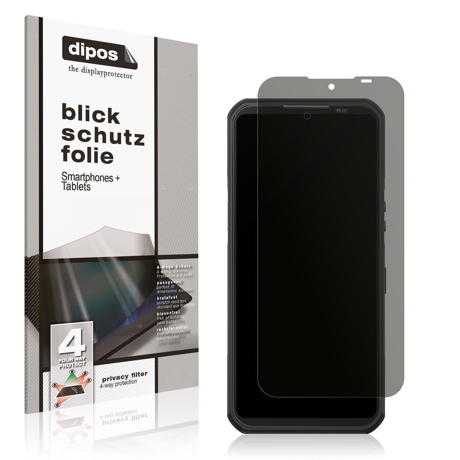 Blickschutzfolie für Oukitel WP39 Pro matt Schutzf (1)