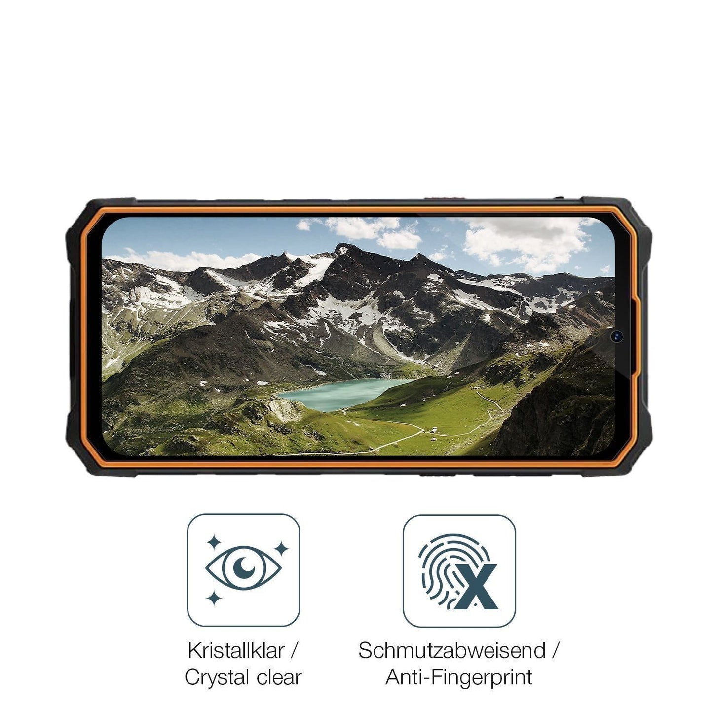 4x Schutzfolie klar für Hotwav Cyber 13 Display-Sc (4)