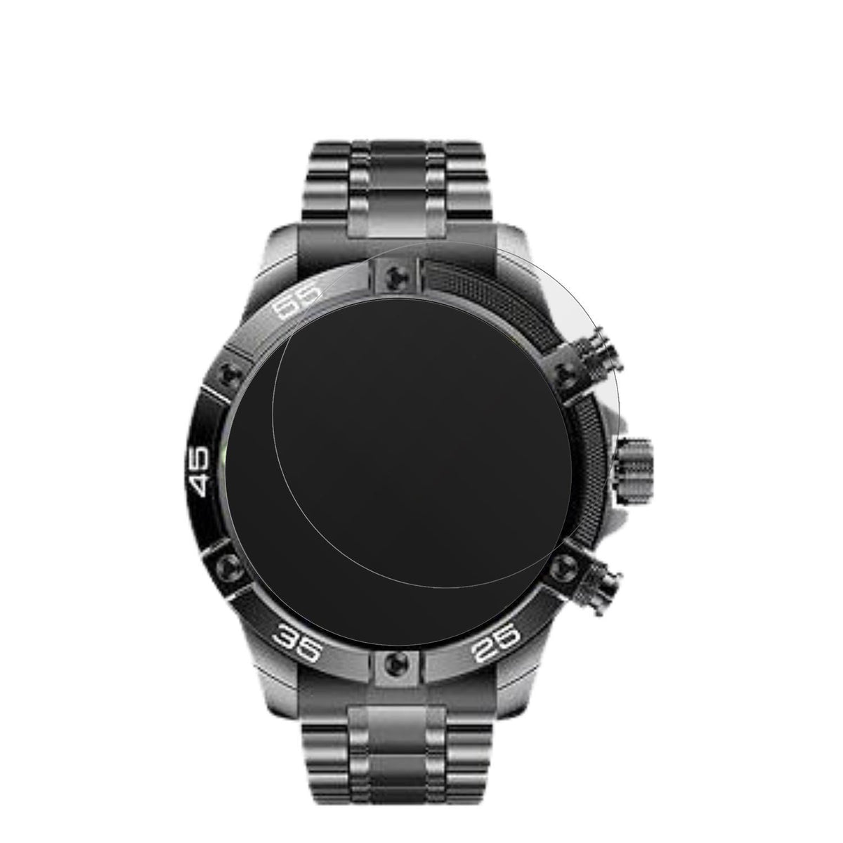 6x Schutzfolie matt für OHUGNA Smartwatch 1.53 Zol (2)