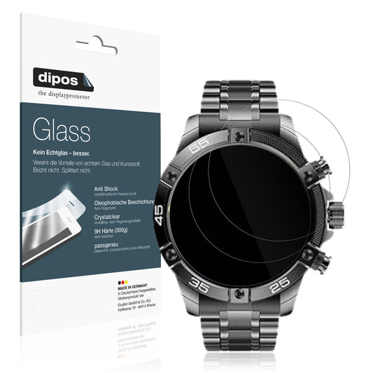 2x 9H Schutzfolie für OHUGNA Smartwatch 1.53 Zoll  (1)