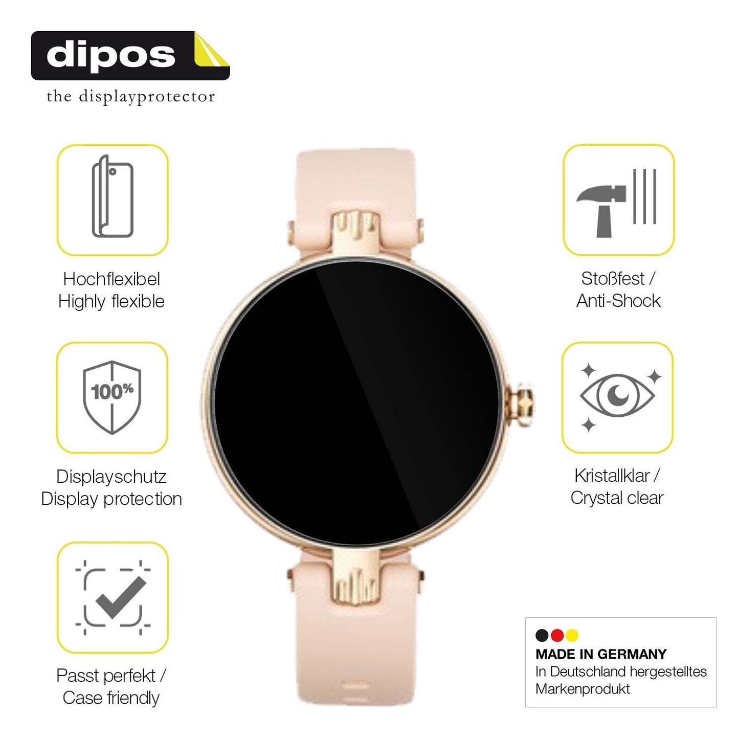 2x 3D Full Cover Schutzfolie für Sross Smartwatch  (7)