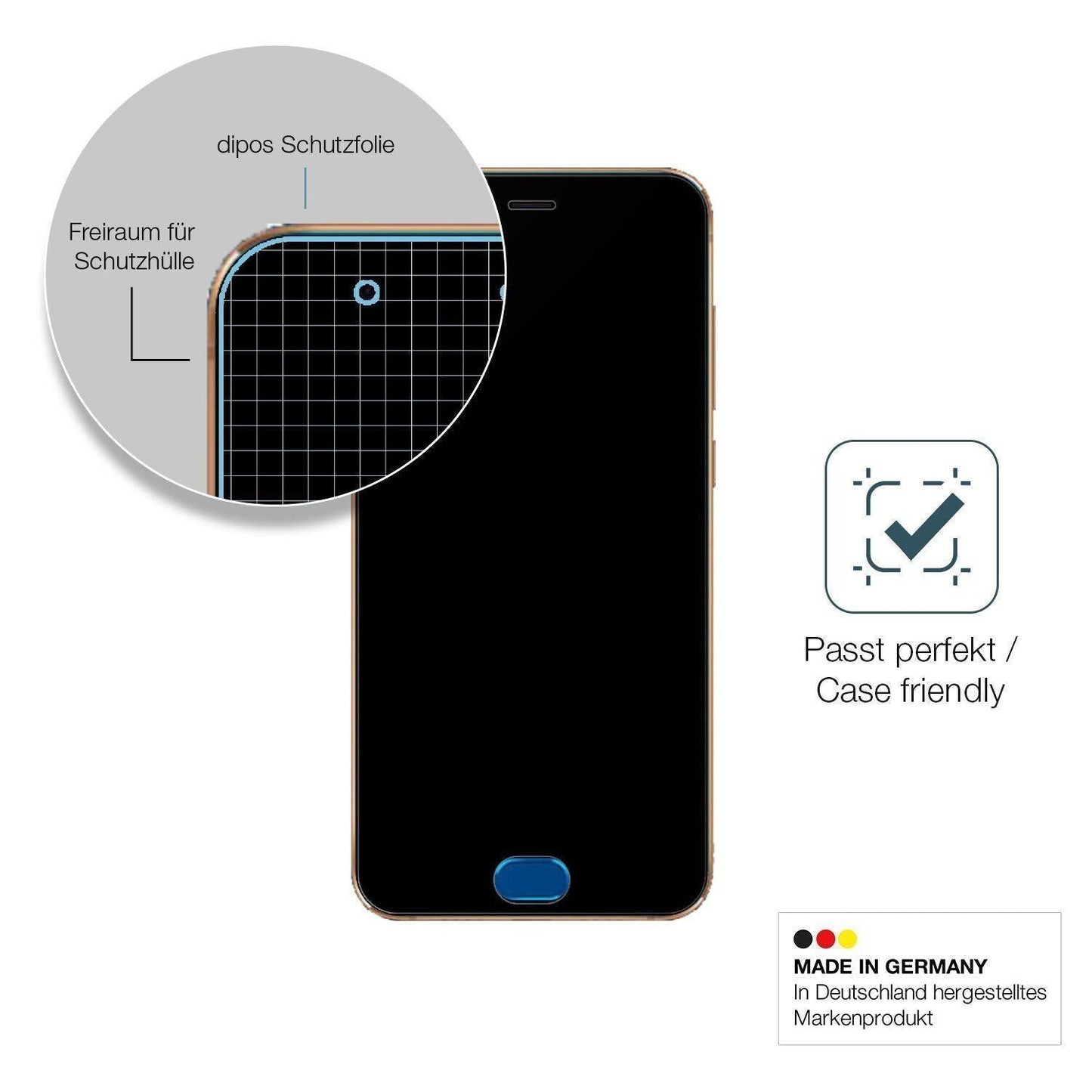 1x 9H Schutzfolie matt für Xiaomi Mi Note 3 Panzer (6)