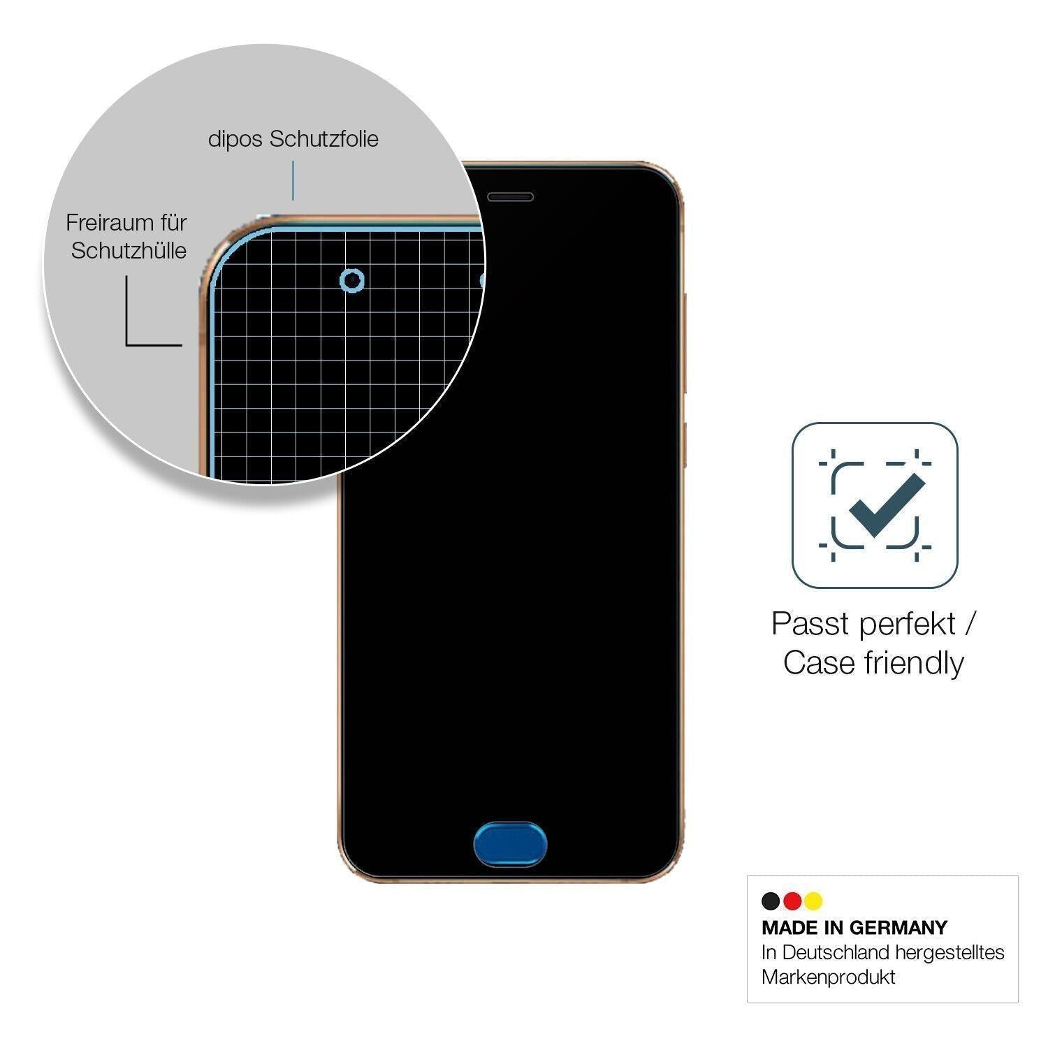 1x 9H Schutzfolie matt für Xiaomi Mi Note 3 Panzer (6)