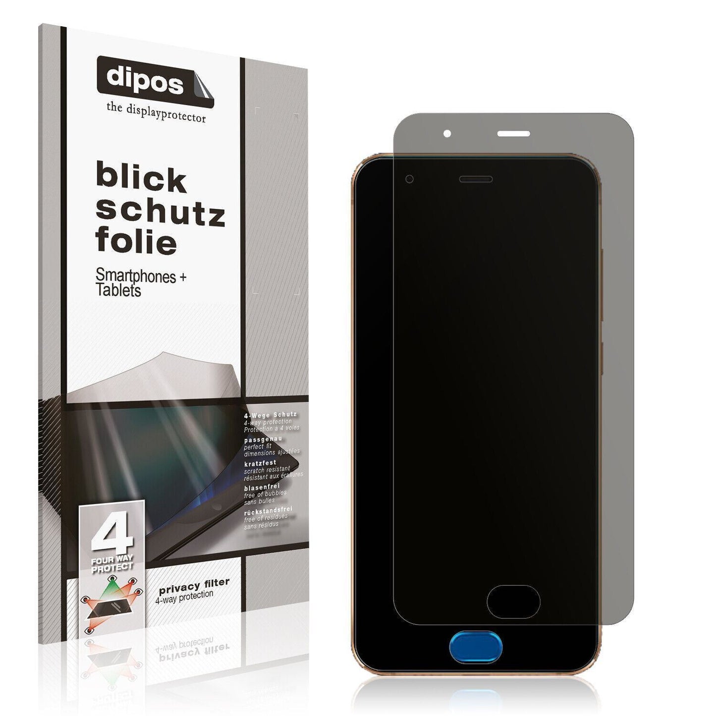 Blickschutzfolie für Xiaomi Mi Note 3 matt Schutzf (1)