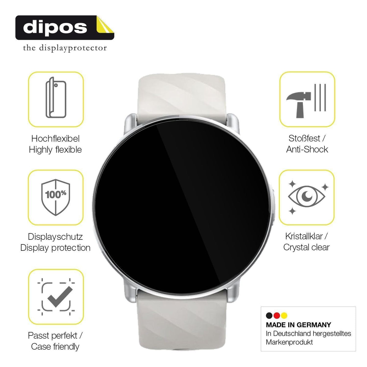 2x 3D Full Cover Schutzfolie für Miecgth Smartwatc (7)