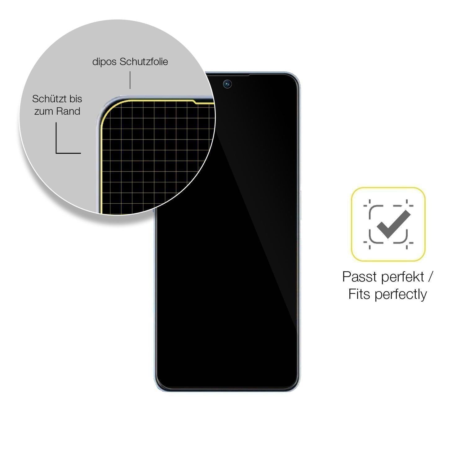 2x 3D Full Cover Schutzfolie für ZTE Voyage 40 Pro (6)