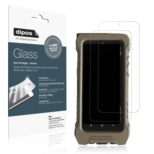 2x 9H Schutzfolie matt für Samsung Galaxy Xcover 6 (1)