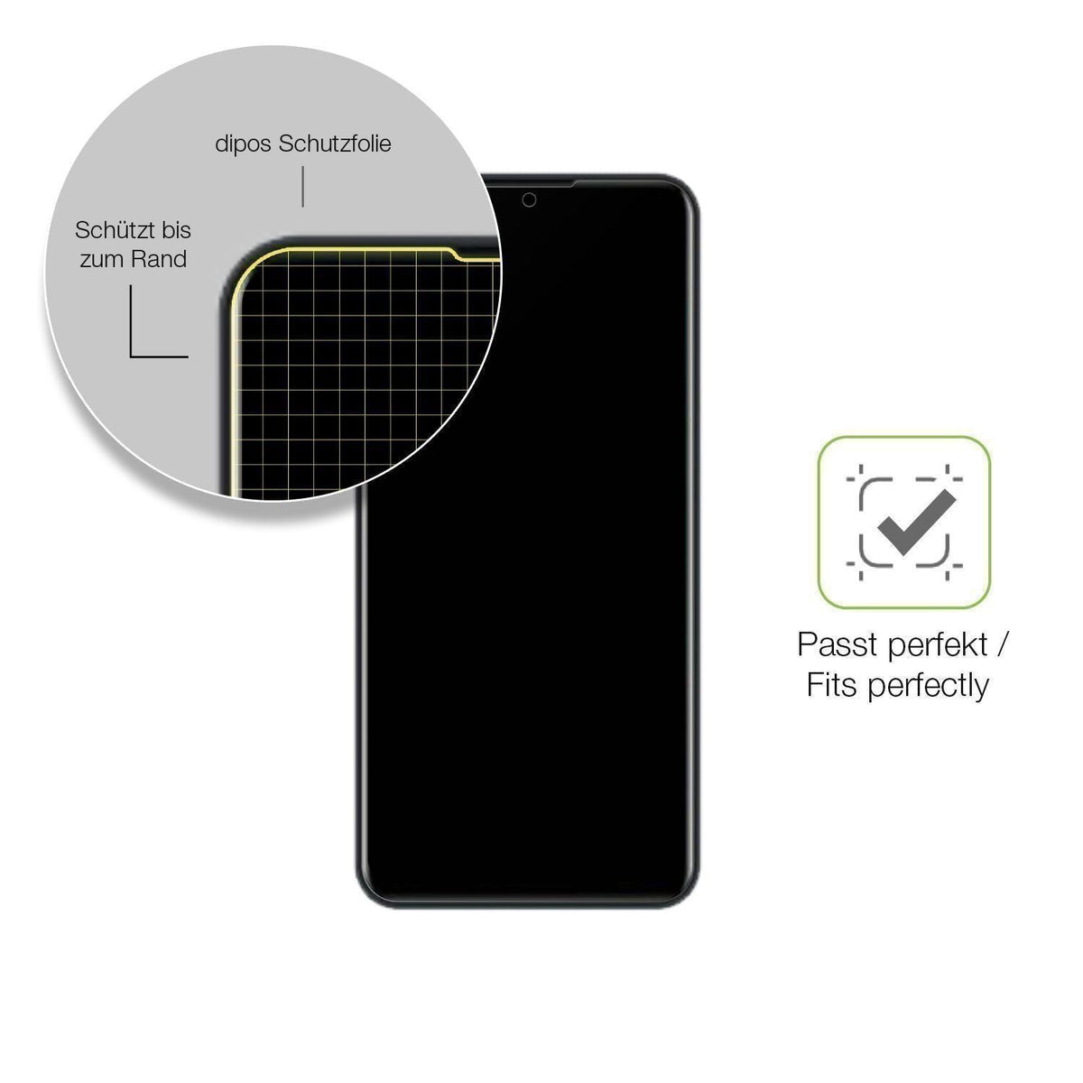 2x Full Cover Schutzfolie matt für I Kall Z10 New (6)