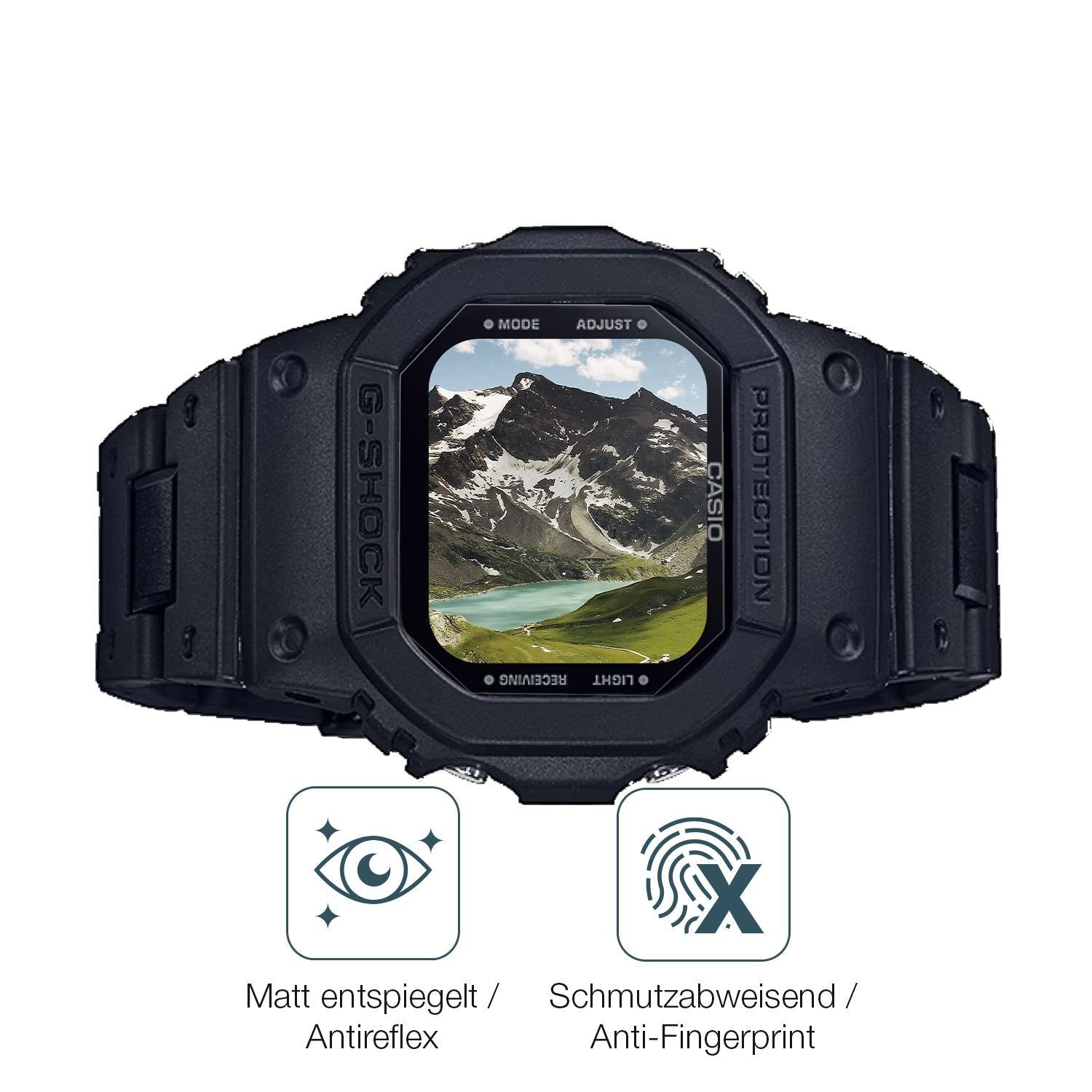 6x Schutzfolie matt für Casio G-Shock GW-B5600BC-1 (4)