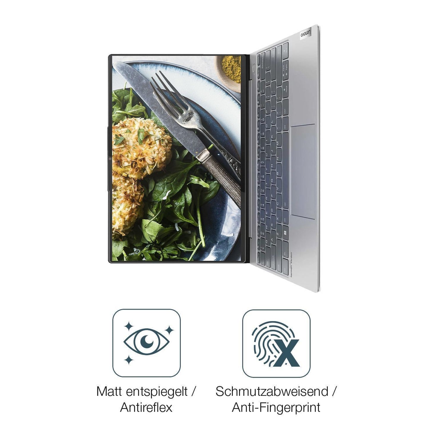 2x Schutzfolie matt für Lenovo ThinkBook 13x Gen 2 (4)
