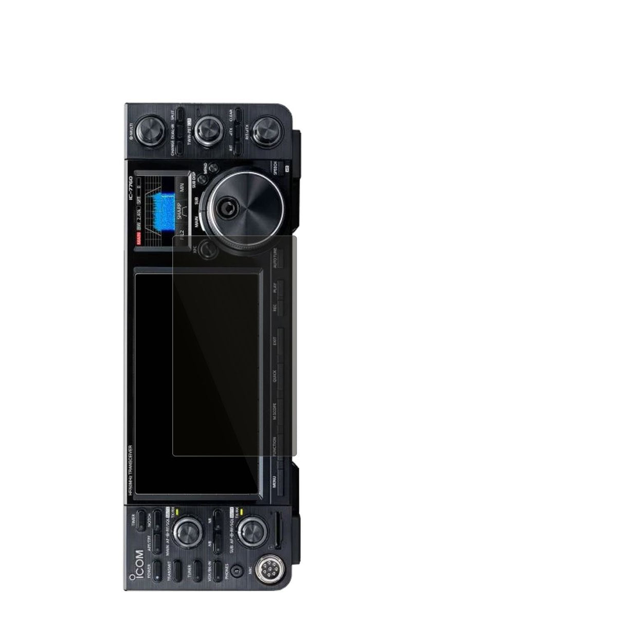 Blickschutzfolie für Icom IC-7760 matt Schutzfolie (2)