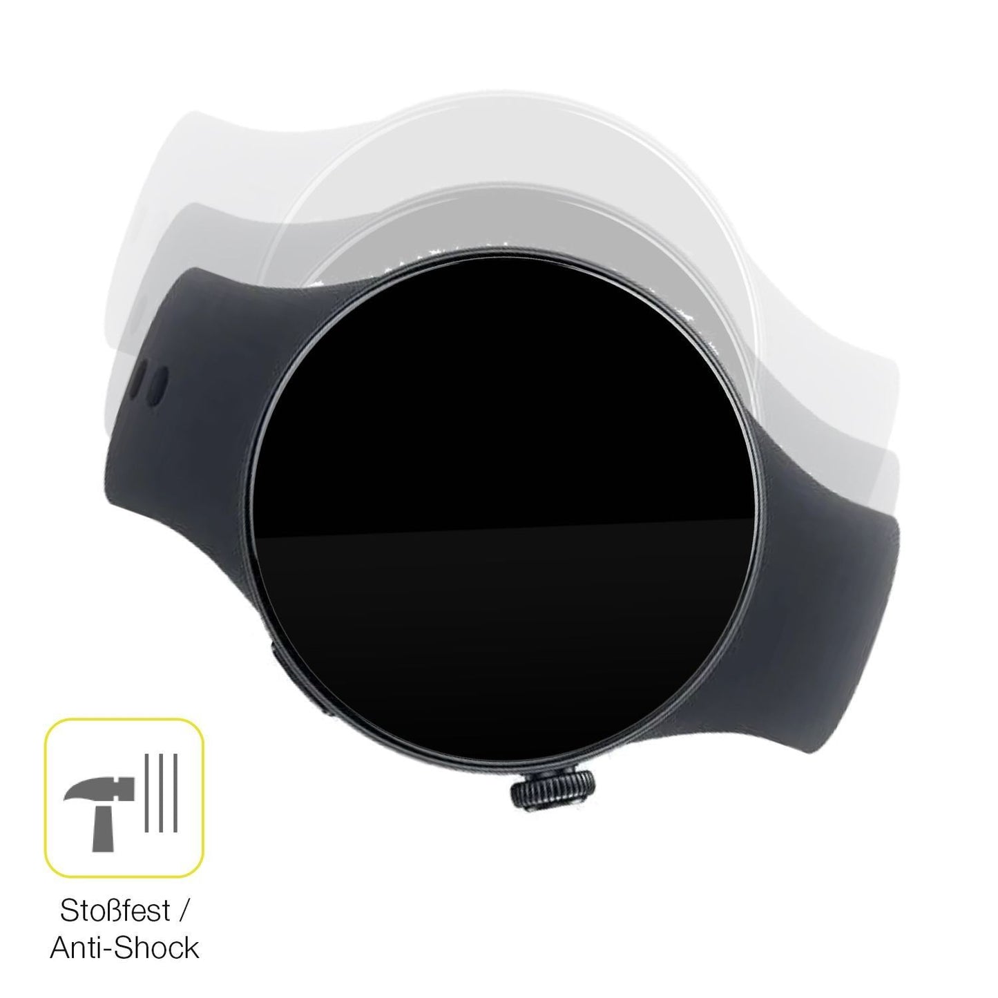 2x 3D Full Cover Schutzfolie für Vivo Watch 5 (4)