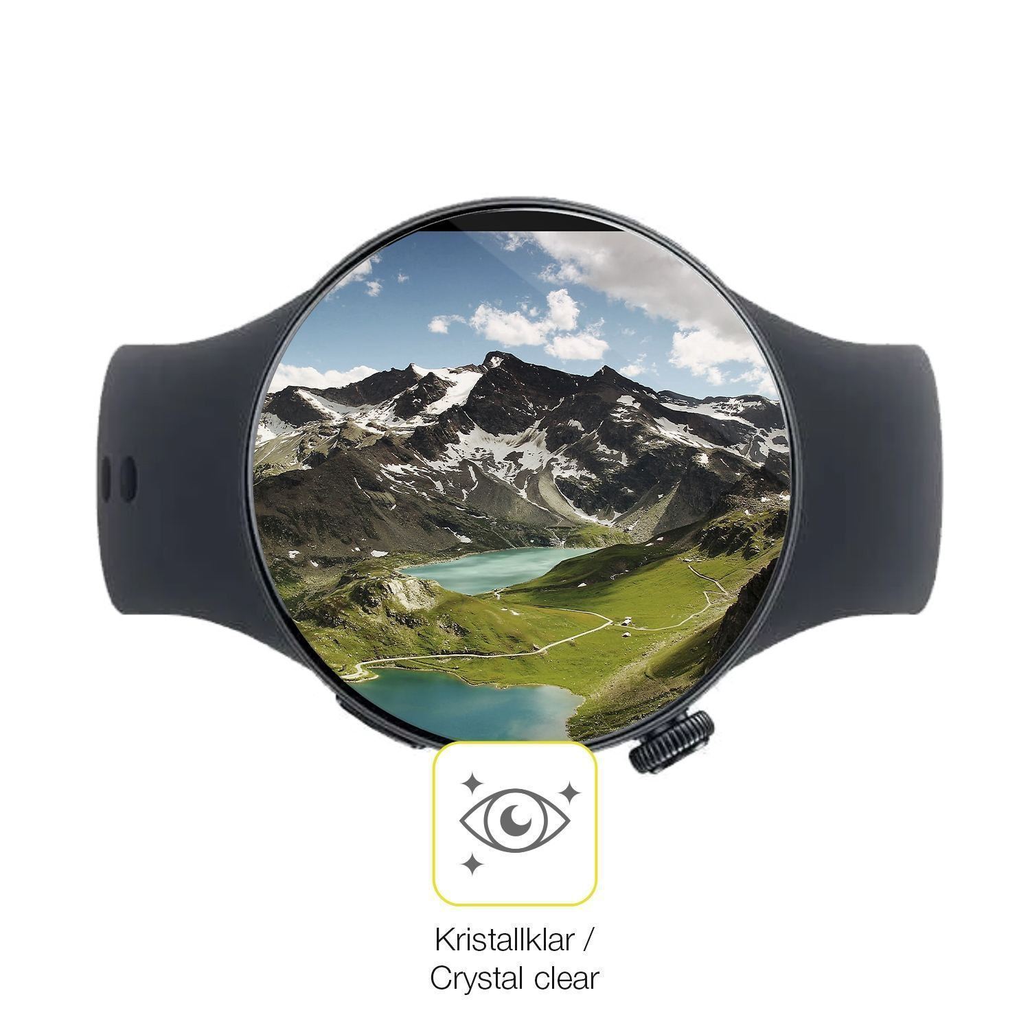 2x 3D Full Cover Schutzfolie für Vivo Watch 5 (5)