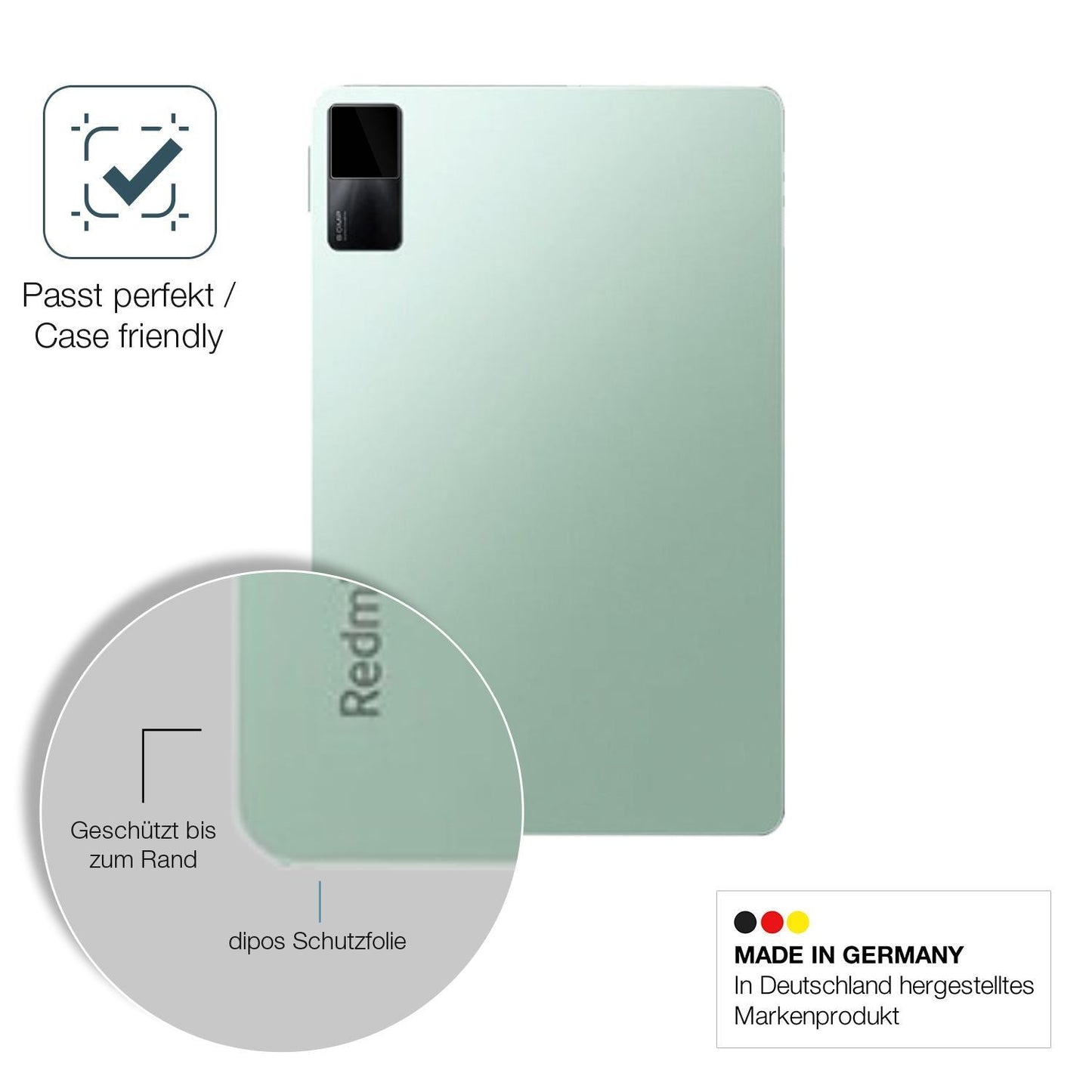 2x 9H Schutzfolie für Xiaomi Redmi Pad SE 11 Zoll  (6)