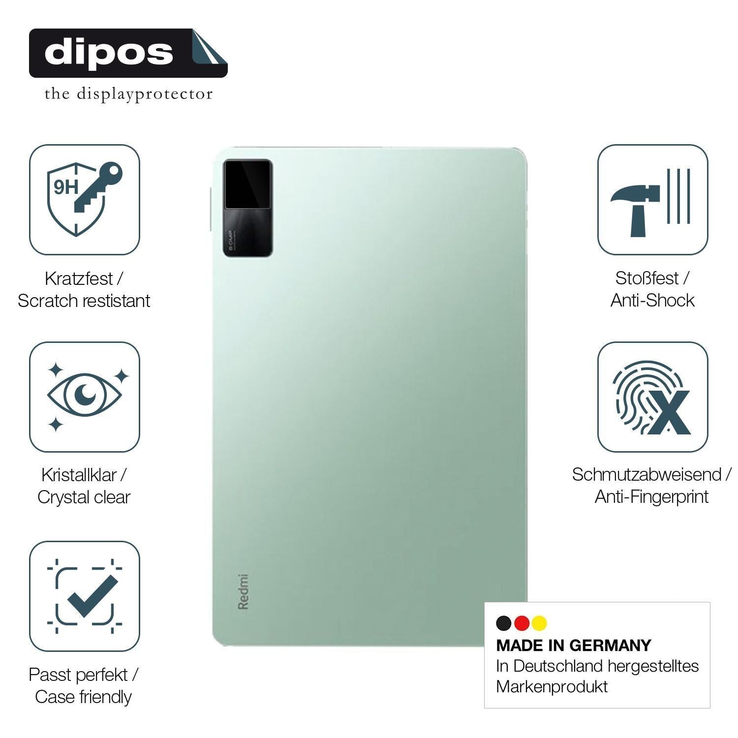 2x 9H Schutzfolie für Xiaomi Redmi Pad SE 11 Zoll  (7)