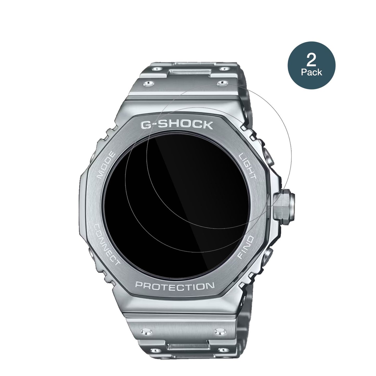 2x 9H Schutzfolie für Casio G-Shock GM-B2100D Panz (2)