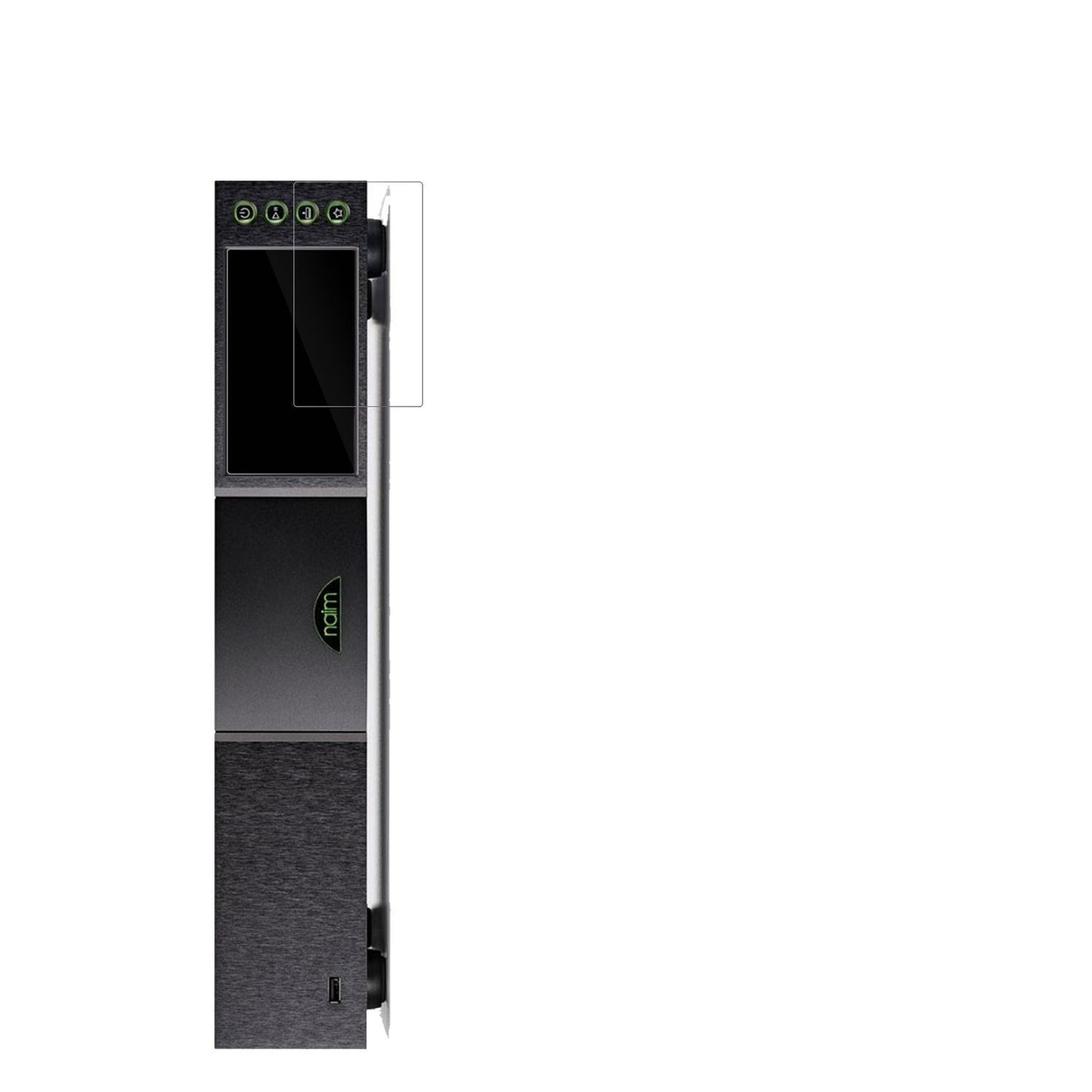 2x Schutzfolie klar für Naim NDX 1 Display-Schutzf (2)