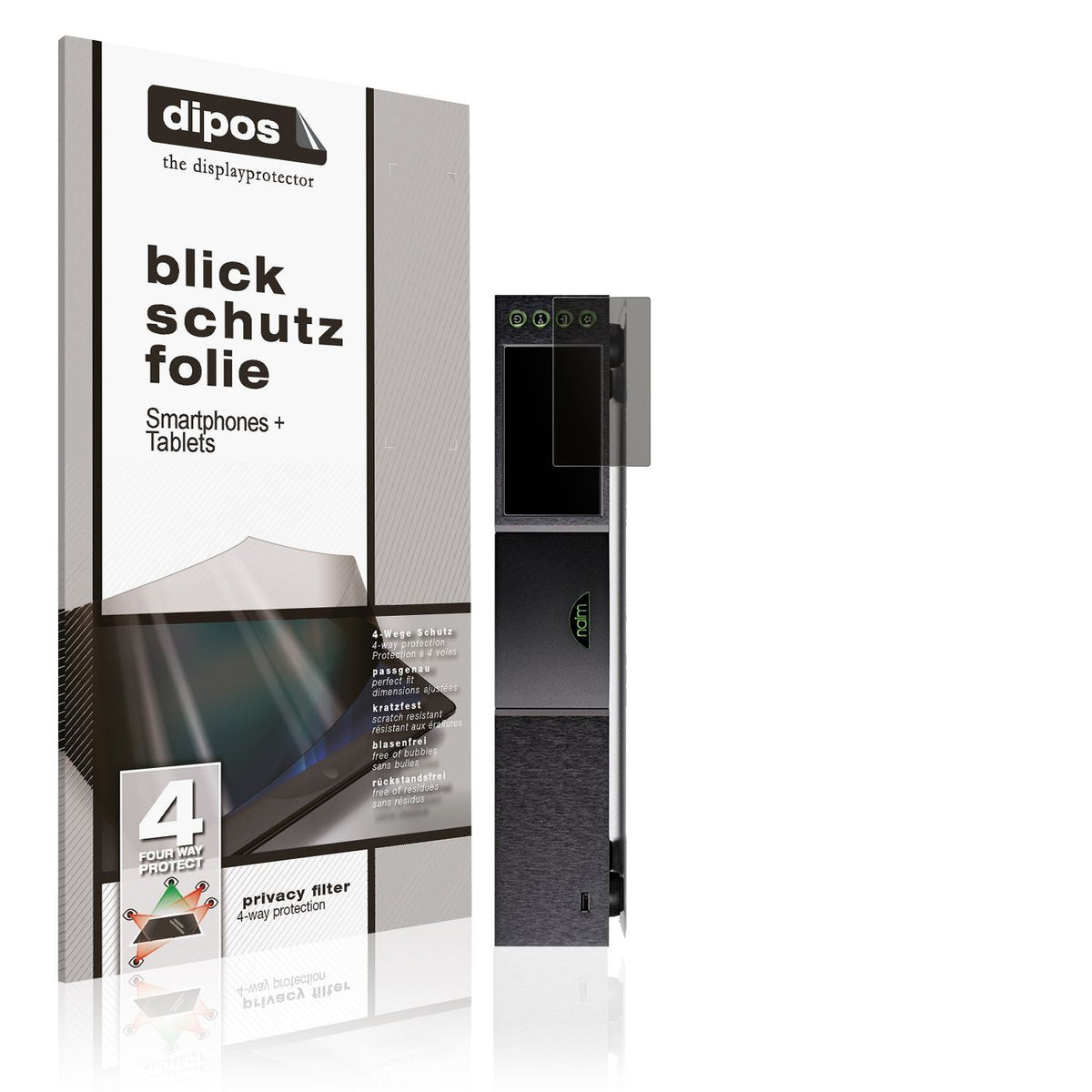 Blickschutzfolie für Naim NDX 1 matt Schutzfolie P (1)