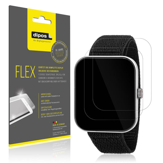 2x 3D Full Cover Schutzfolie für Sector Smartwatch (1)