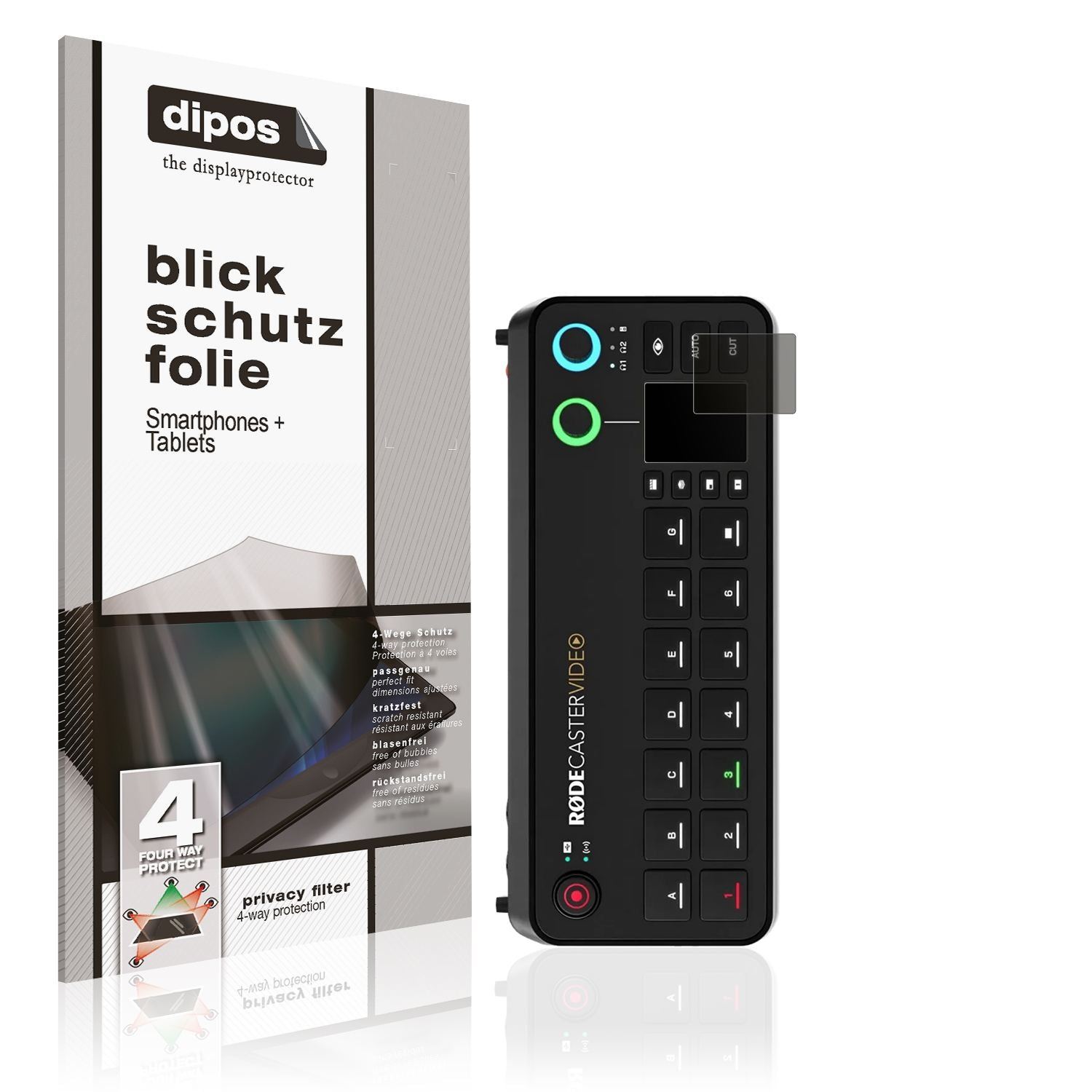 Blickschutzfolie für Rode Rodecaster Video matt Sc (1)