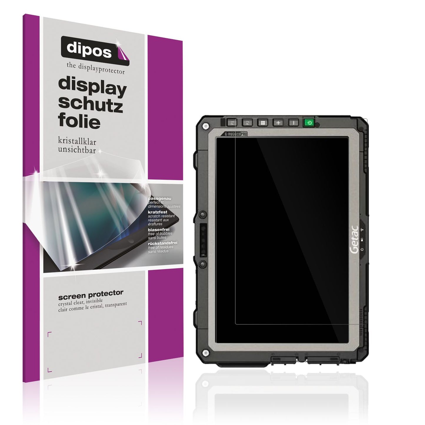 2x Schutzfolie klar für Getac UX10 G3 Display-Schu (1)