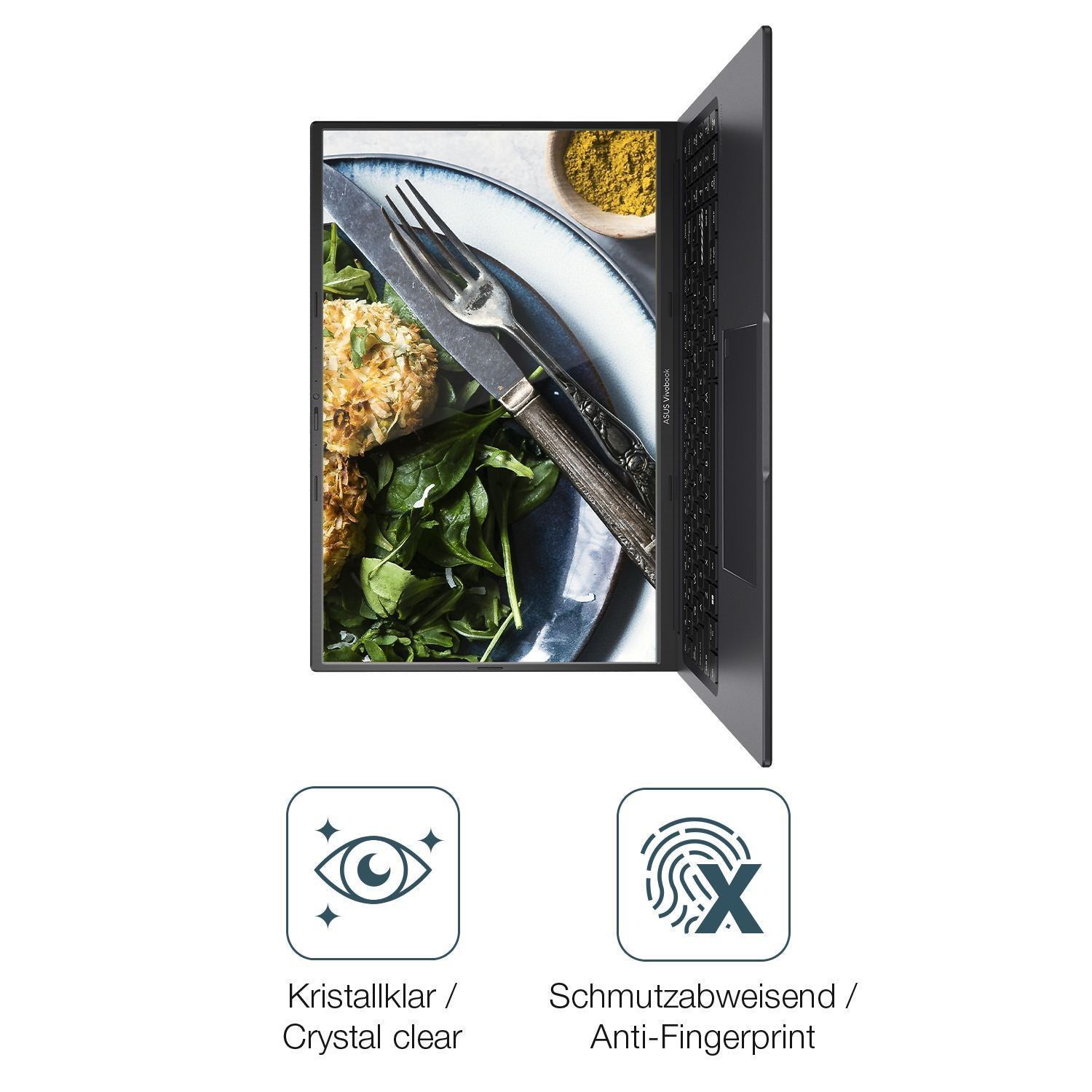 2x Schutzfolie klar für Asus VivoBook 16X OLED M36 (4)