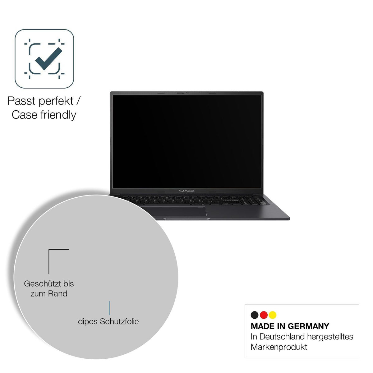 2x 9H Schutzfolie matt für Asus VivoBook 16X OLED  (6)