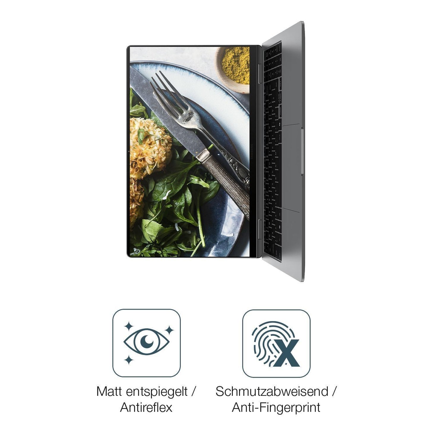 2x Schutzfolie matt für Samsung Galaxy Book 2 Pro  (4)