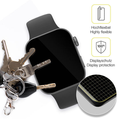 2x 3D Full Cover Schutzfolie für Huawei Watch Fit  (3)