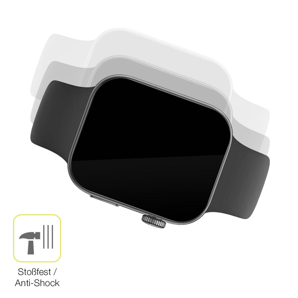 2x 3D Full Cover Schutzfolie für Huawei Watch Fit  (4)