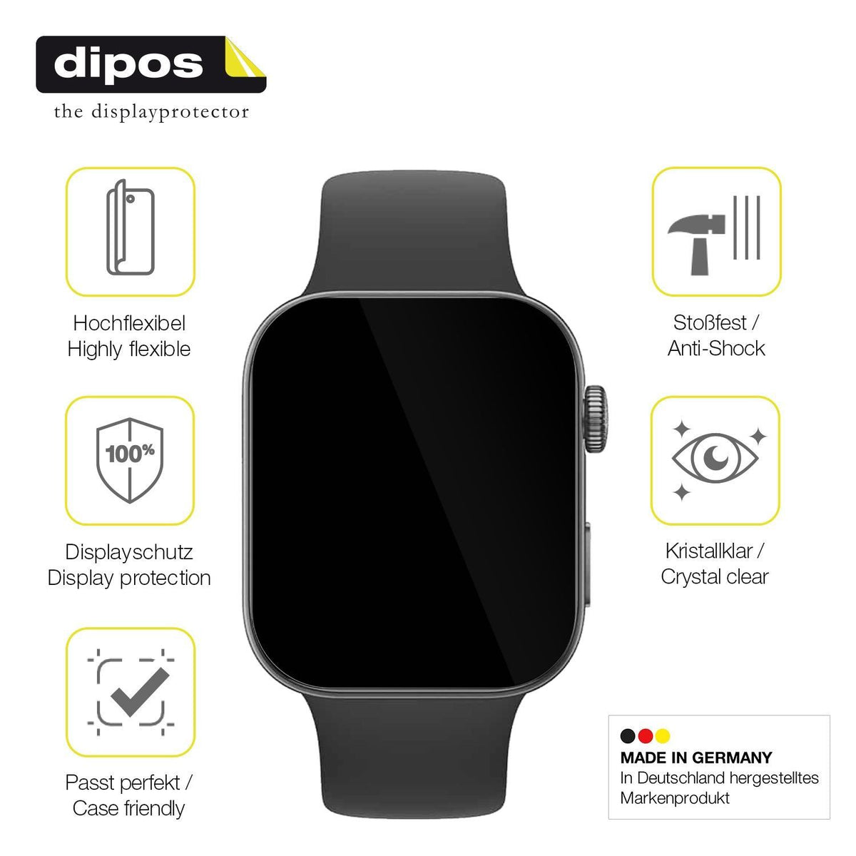 2x 3D Full Cover Schutzfolie für Huawei Watch Fit  (7)