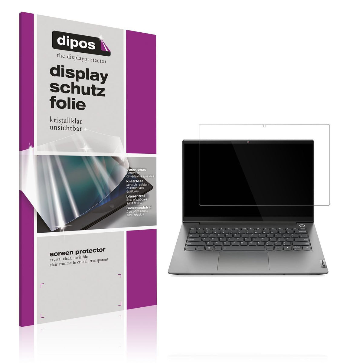 2x Schutzfolie klar für Lenovo ThinkBook 14 Gen 4  (1)