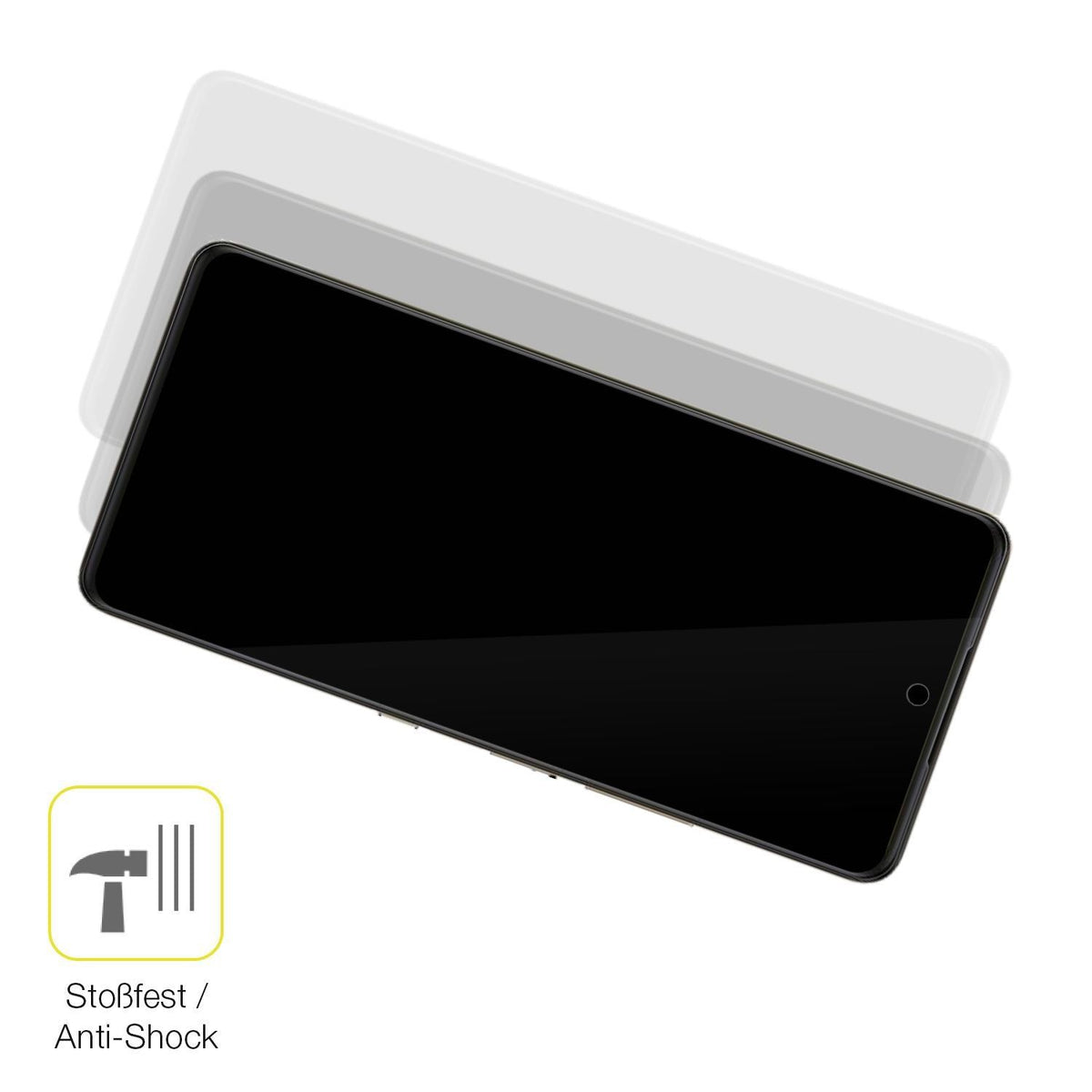 2x 3D Full Cover Schutzfolie für Alcatel V3 Classi (4)