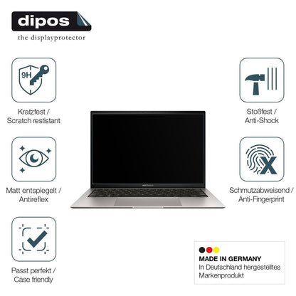 2x 9H Schutzfolie matt für Asus ZenBook S 13 OLED  (7)