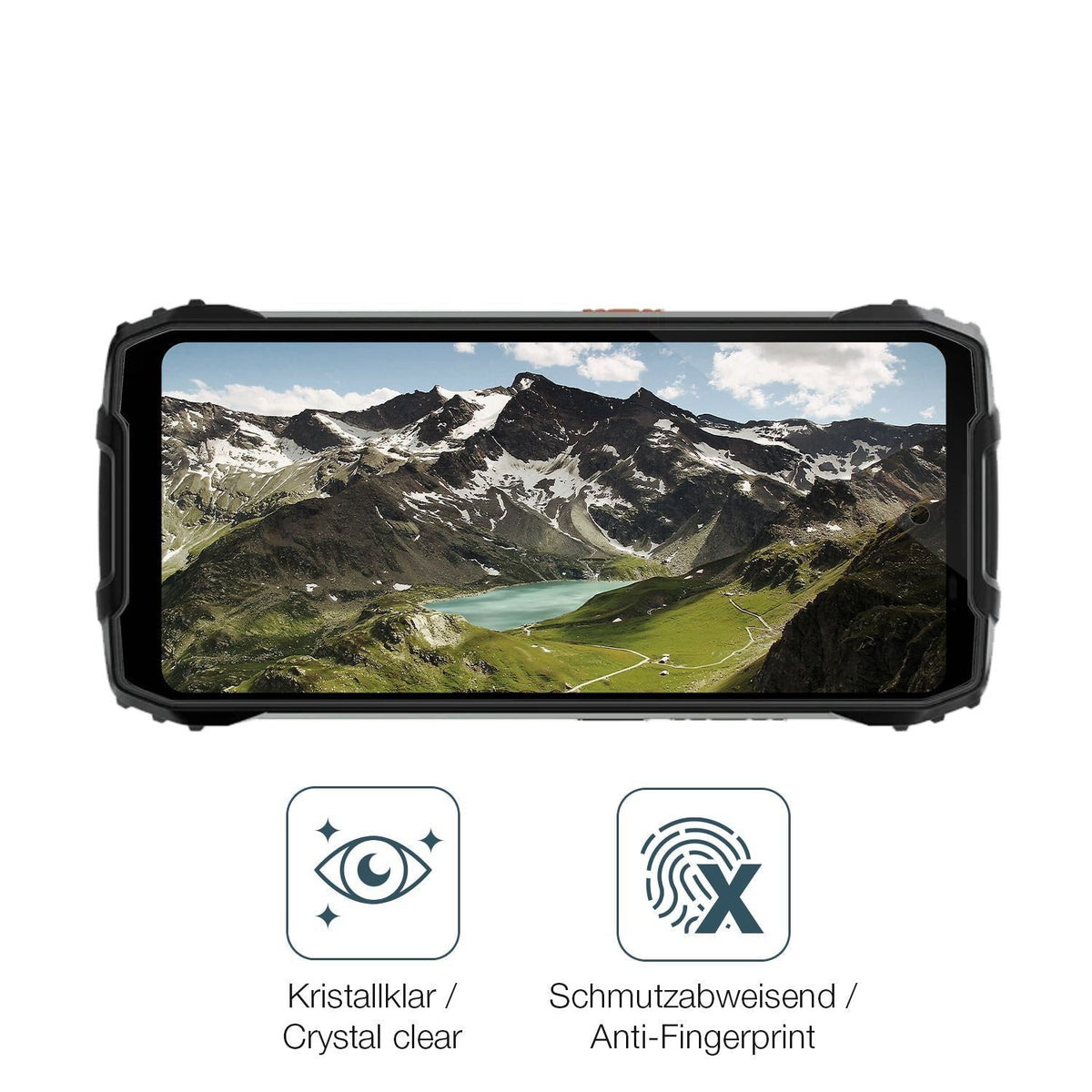 4x Schutzfolie klar für Oscal Pilot 3 Display-Schu (4)