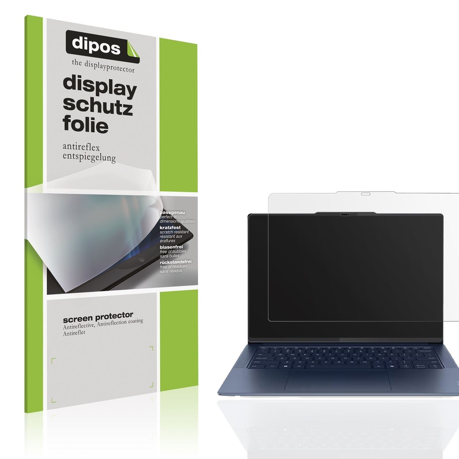2x Schutzfolie matt für Lenovo Yoga Slim 7 14Q8X9  (1)
