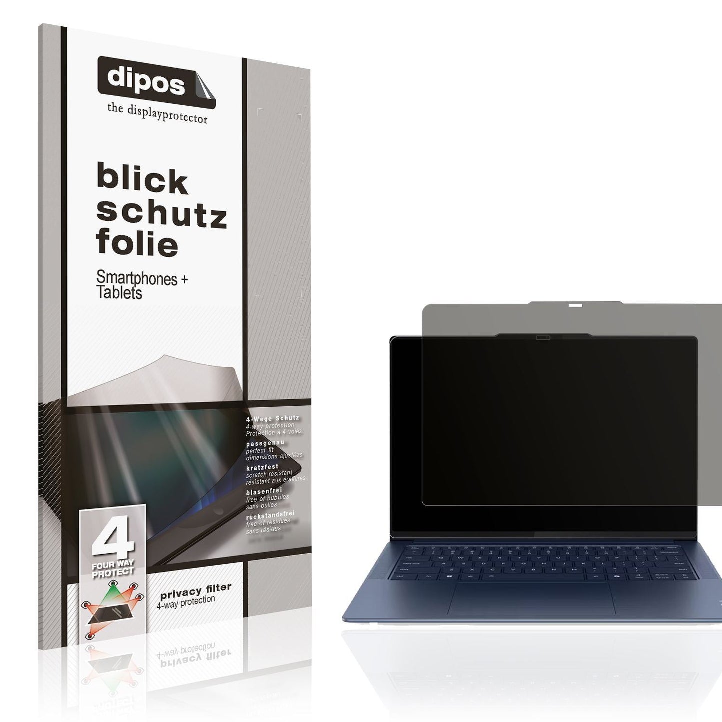 Blickschutzfolie für Lenovo Yoga Slim 7 14Q8X9 mat (1)